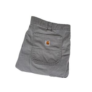 Carhartt Force 103543‎ Braxton Relaxed Fit Gray Cargo Shorts Ripstop Men's Sz 40